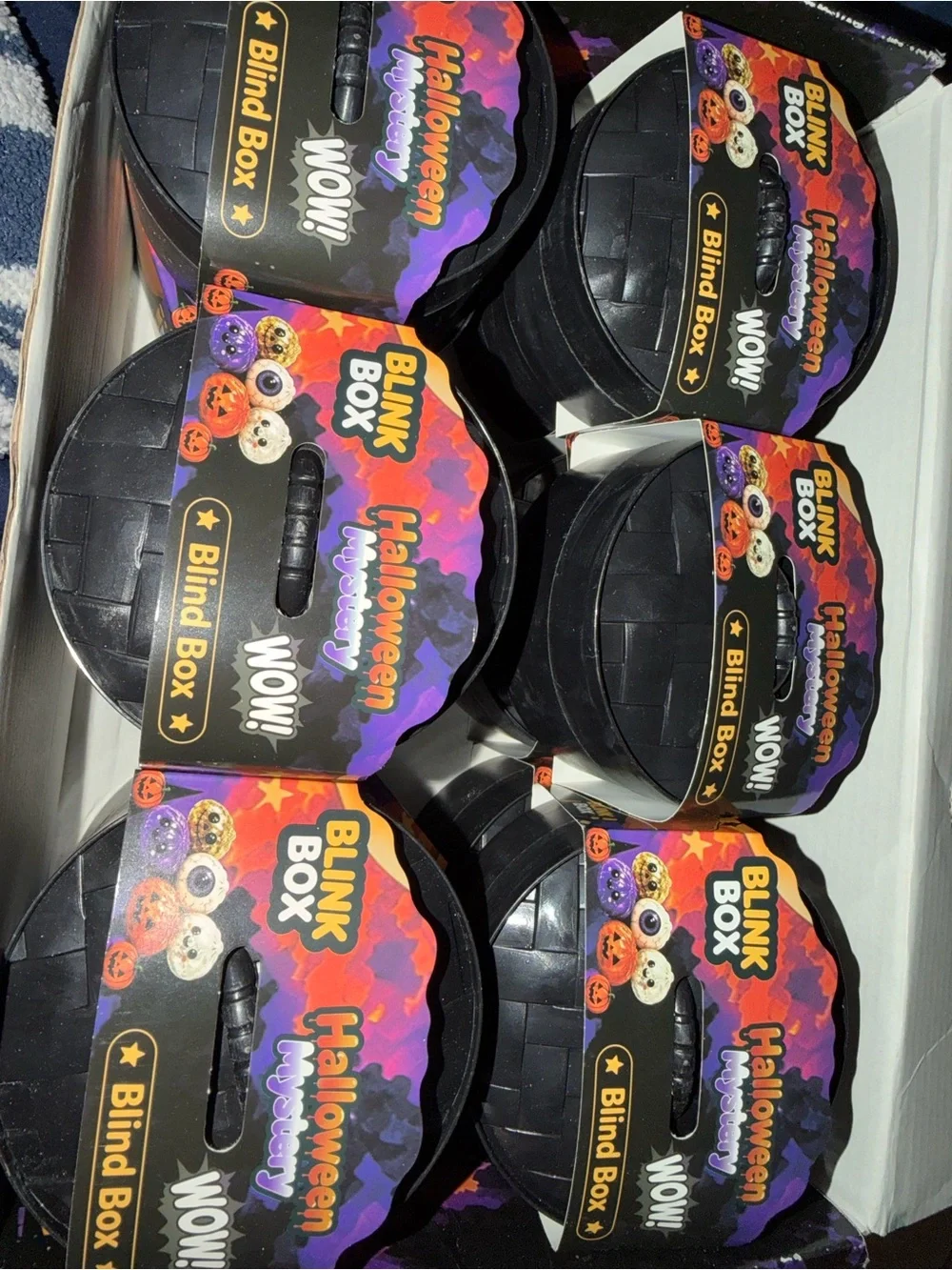 Set of 3 -Halloween Surprise Squishy Dumplings - NeeDoh Texture